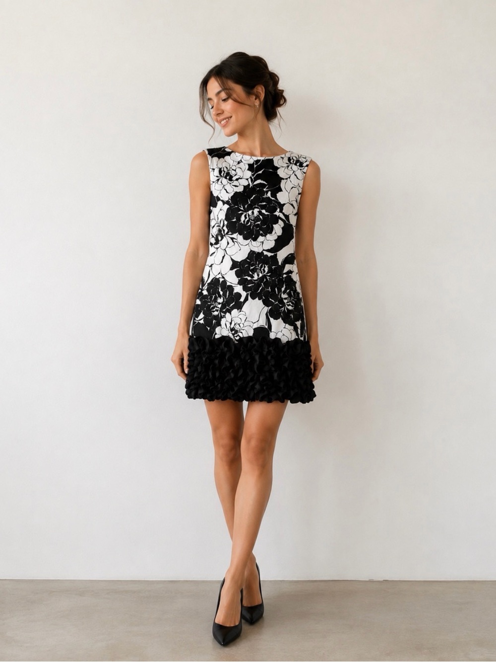 White and black dress!🖤🤍